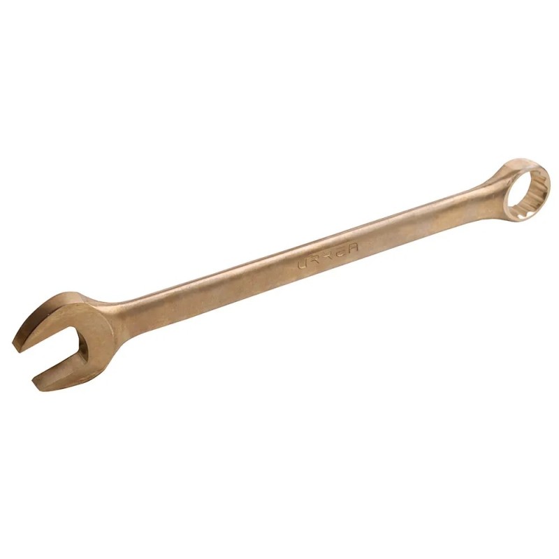 Urrea UH1214 Llave combinada de bronce-aluminio antichispa en pulgadas 12 puntas 7/16" Urrea