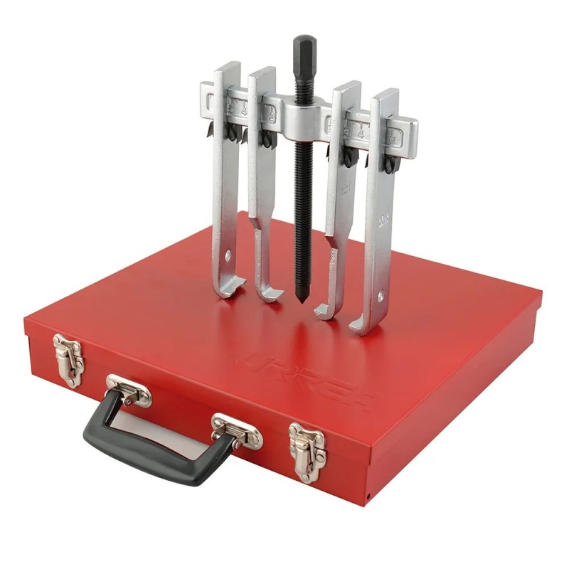Urrea 4215B Extractor quijada recta tipo A 6 ton 11 piezas en caja metálica Urrea