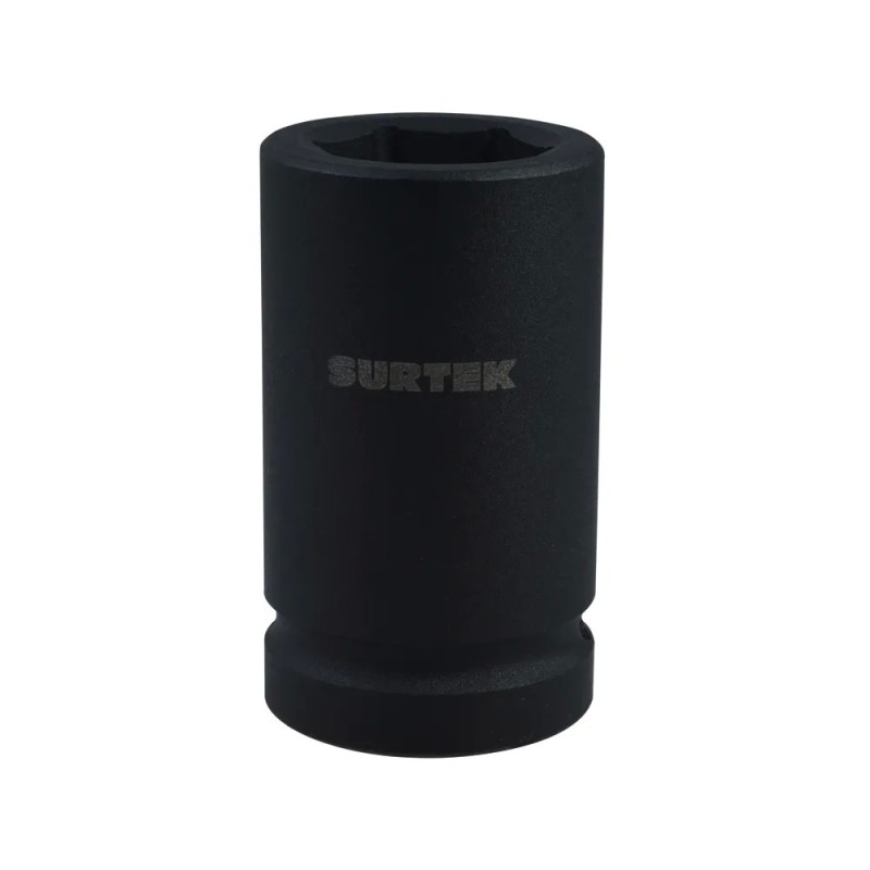 Surtek 107279 Dado de impacto largo en pulgadas cuadro 1" 6 puntas 1-3/16" Surtek