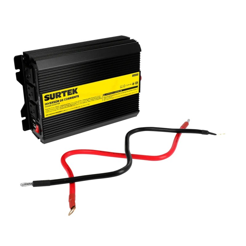 Surtek IC61500 Inversor de corriente 12 V DC - 120 V AC 1500 W Surtek