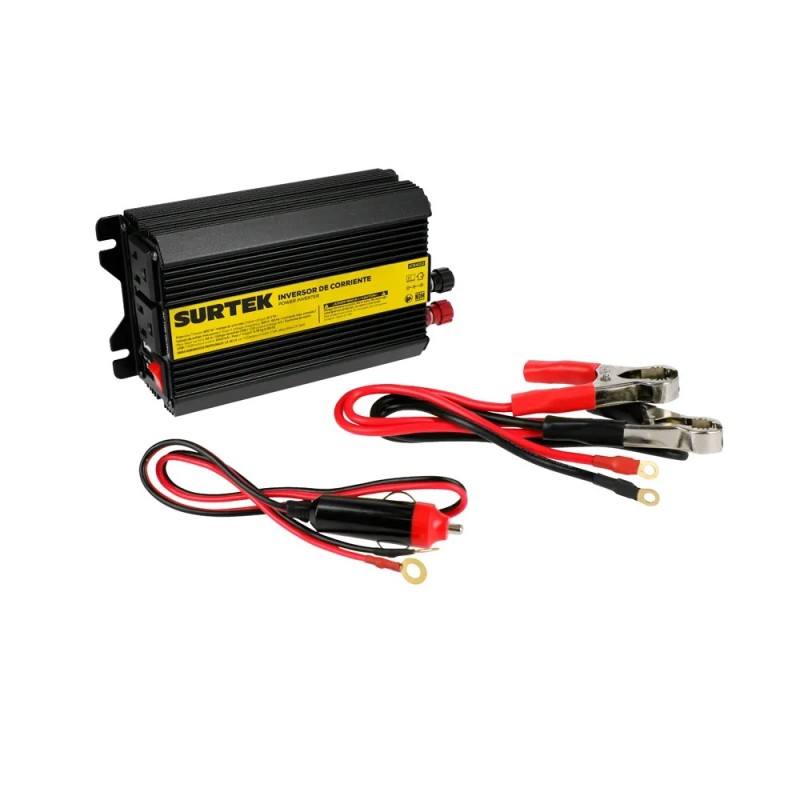 Surtek IC6400 Inversor de corriente 12 V DC - 120 V AC 400 W Surtek