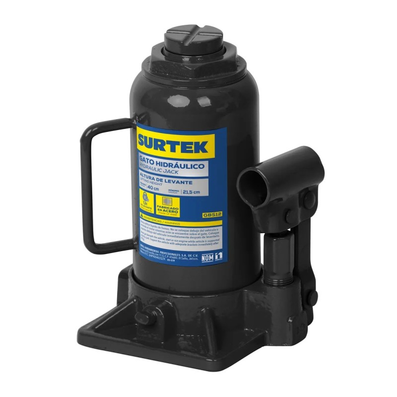 Surtek GBS12 Gato hidráulico de botella 12 ton Surtek
