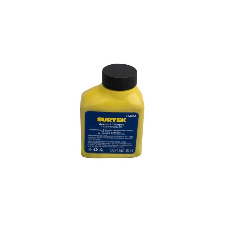 Surtek 134000 Aceite semi sintético dos tiempos 50:1 80 ml Surtek