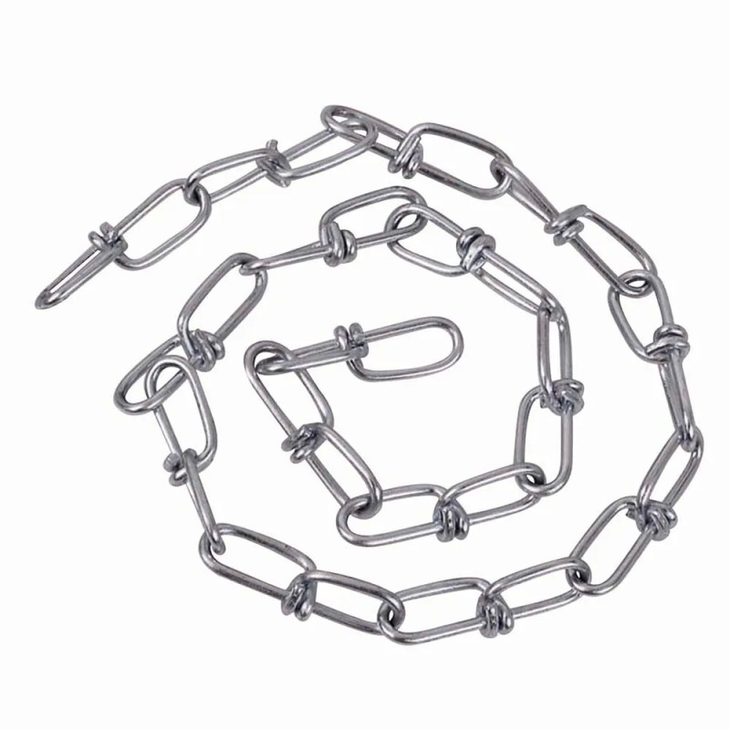 Surtek 150839 Cadena de acero al carbón tipo Víctor 3.4 mm x 30 m Surtek
