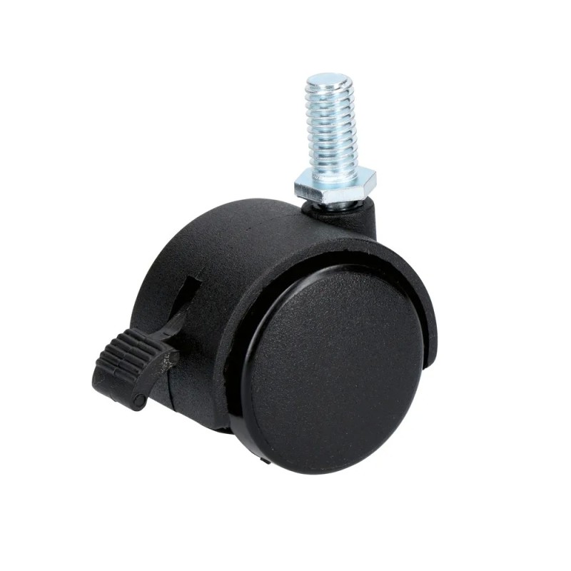 Surtek RY4RB Rodaja tipo yoyo de espiga con rosca y freno 40 mm Surtek