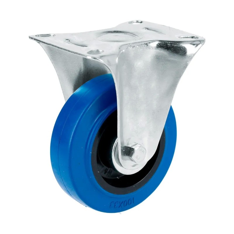 Surtek RGO12F Rodaja de goma elástica fija azul 5" Surtek