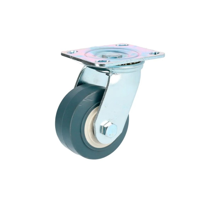 Surtek RTG15G Rodaja de TPR gris giratoria 6" Surtek