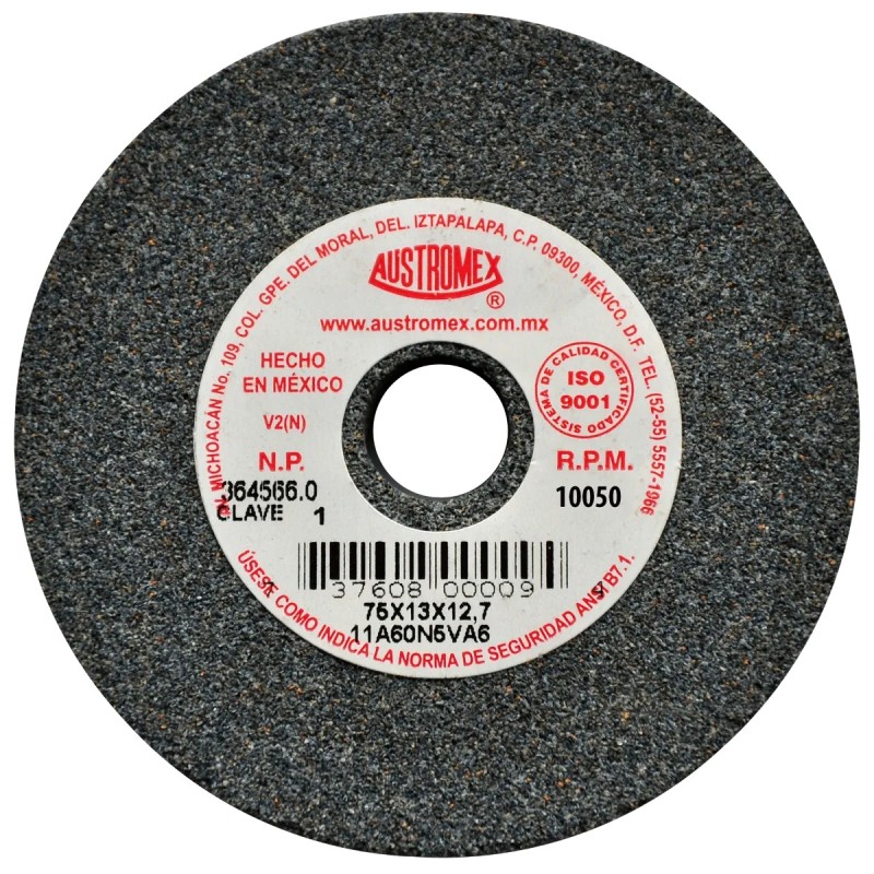 Austromex 1 Rueda Abrasiva para esmerilar todo tipo de acero