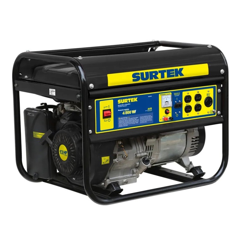 Surtek GG550 Generador a gasolina 5000 W 389 cc voltaje de salida 120 V Surtek