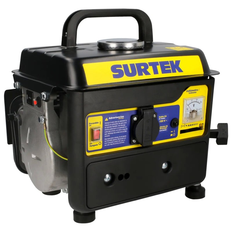 Surtek GG408 Generador a gasolina 800 W 63 cc voltaje de salida 120 V Surtek