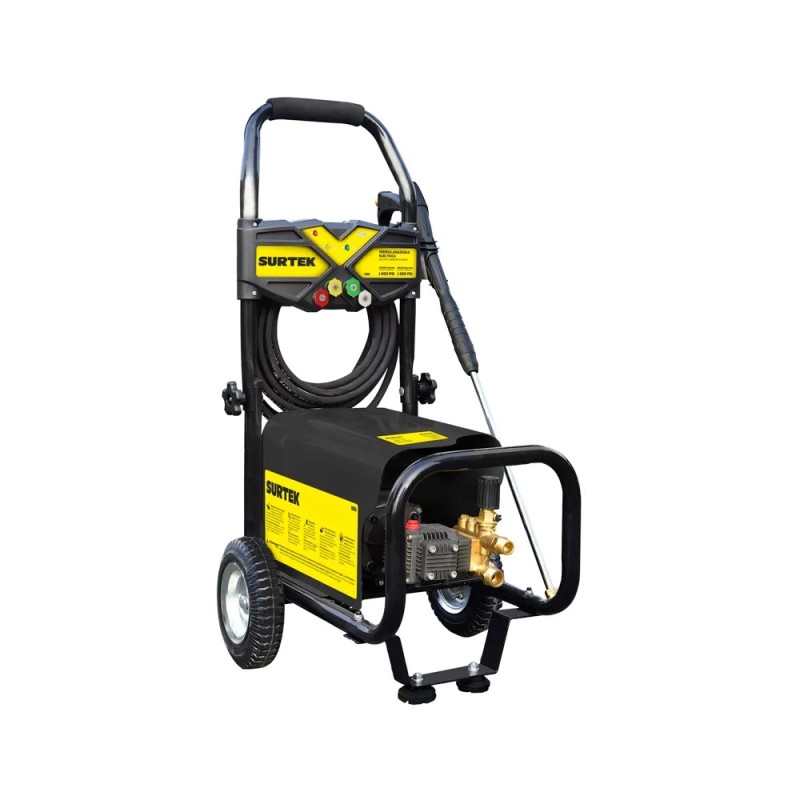 Surtek HL743 Hidrolavadora eléctrica 3200 W 200 V 2500 PSI 9.5 Lt por minuto flujo máximo Surtek
