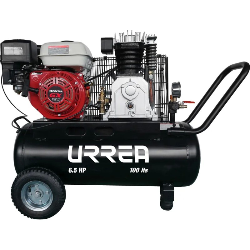 Urrea COMP9100A Compresor de aire eléctrico a gasolina 100 Lt 6.5 HP Urrea