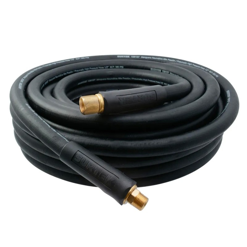 Surtek 108157 Manguera de PVC reforzadas para aire de alta presión 1/2" x 15 m Surtek