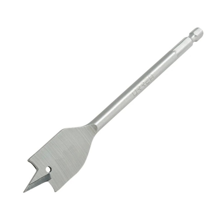 Broca para madera de acero al carbono tipo manita 1/2" zanco de 1/4" Urrea