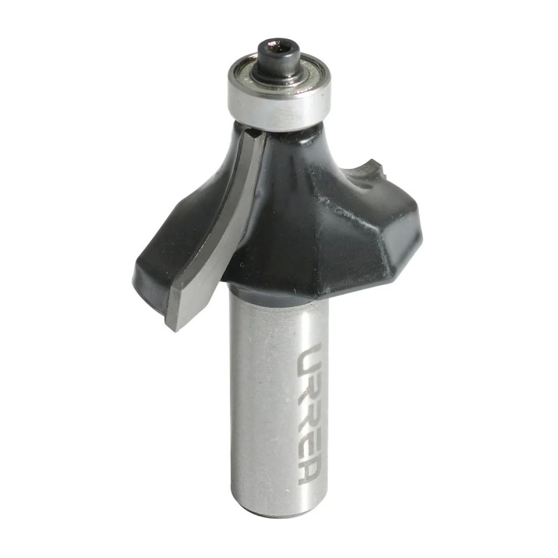 Urrea BR1421 Broca para router de acero redondeadora con balero 1-1/2" zanco de 1/4" Urrea