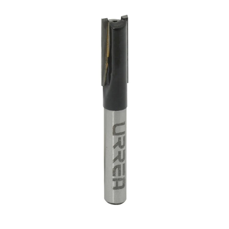 Urrea BR1410 Broca para router de acero recta de 2 filos 3/8" zanco de 1/4" Urrea