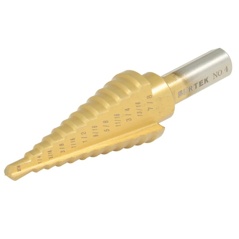 Surtek 119373 Broca escalonada No.3 3/16"- 7/8" Surtek