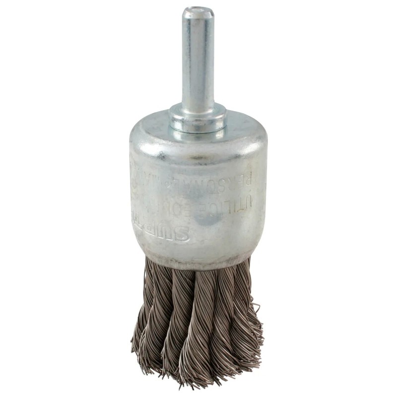 Surtek C584 Carda copa trenzada alambre grueso 1-1/8" x 0.50 mm con zanco 1/4" Surtek