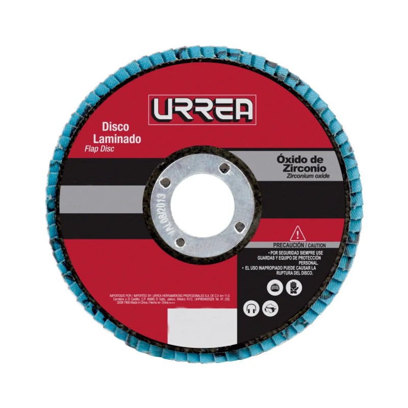 Urrea FD454 Disco laminado tipo 29 grano 40 4-1/2" Urrea