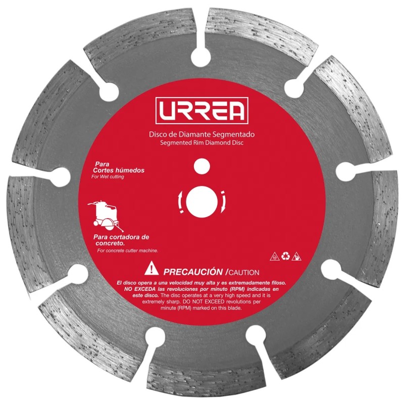 Urrea DDIS16 Disco de diamante segmentado 16" Urrea