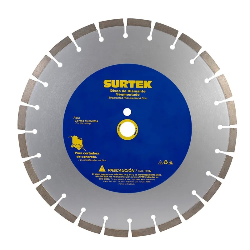 Surtek 123476 Disco de diamante para cortadora de concreto 20" Surtek