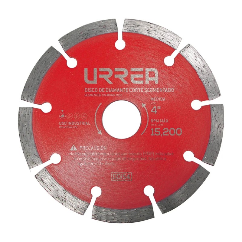 Urrea DDIS45 Disco de diamante segmentado 4-1/2" Urrea