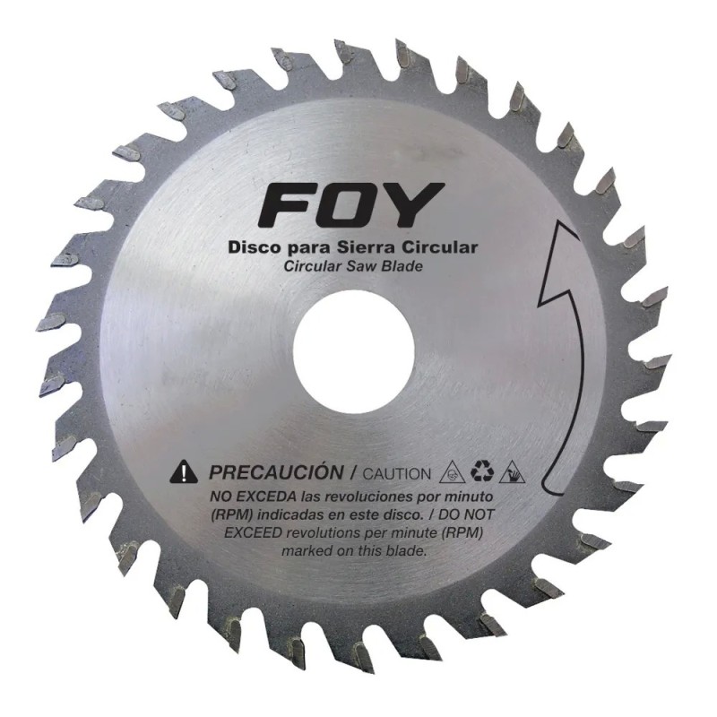 Foy 143559 Disco para sierra circular para corte madera 80 dientes 10" Foy