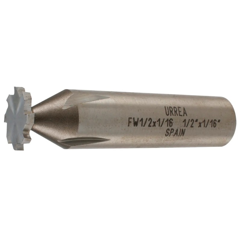 Urrea FW1/2X1/16 Fresa tipo woodruff 1/2" x 1/16" Urrea