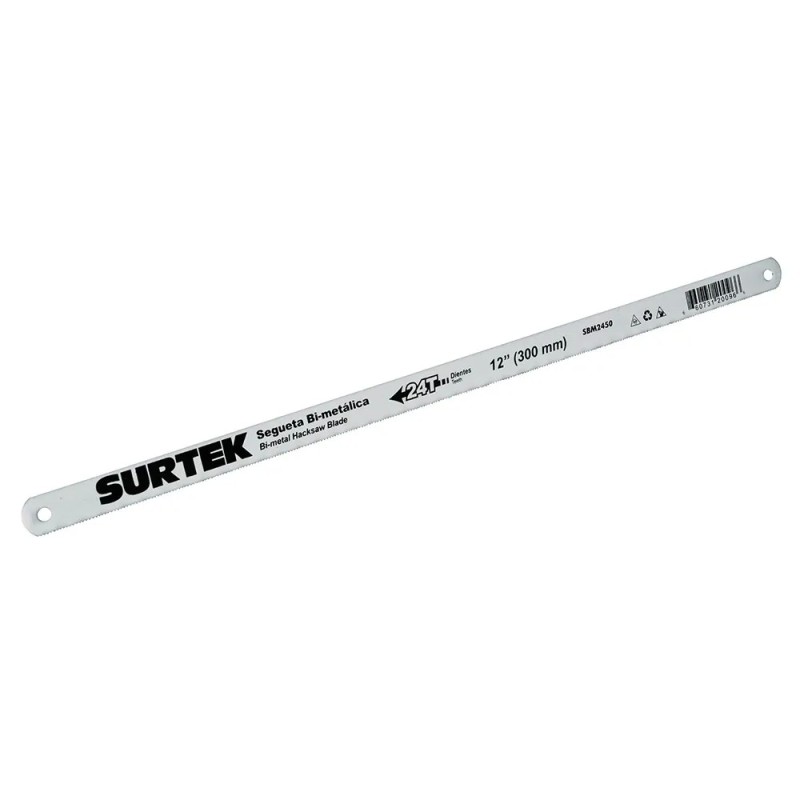 Surtek SBM2450 Segueta bimetálica 12" 24 DPP Surtek