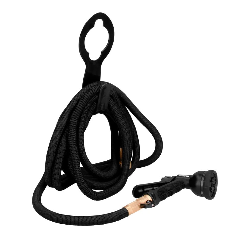 Surtek MPP15 Manguera para jardín plana 3/4" 15 m con pistola para riego Surtek