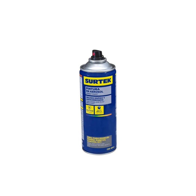 Surtek AES410 Pintura en aerosol 400 ml color barniz Surtek