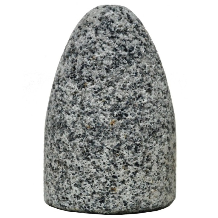 Cono abrasivo para desbaste de fundición gris, nodular y todo tipo de aceros al carbón de 2 x 3 x 5/8-11 pulg.