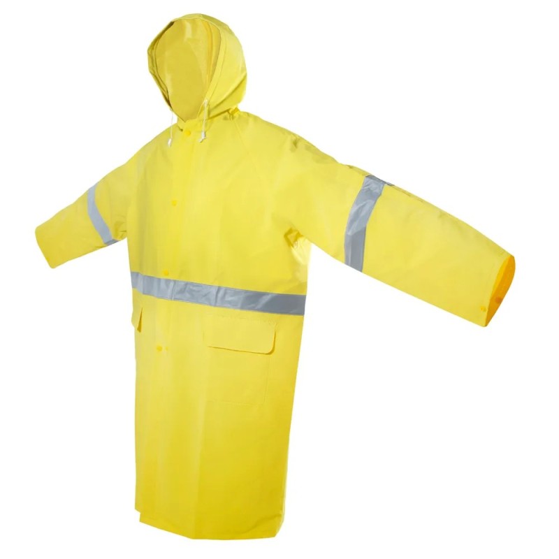 Surtek 137611 Gabardina impermeable con cintas reflejantes CH Surtek
