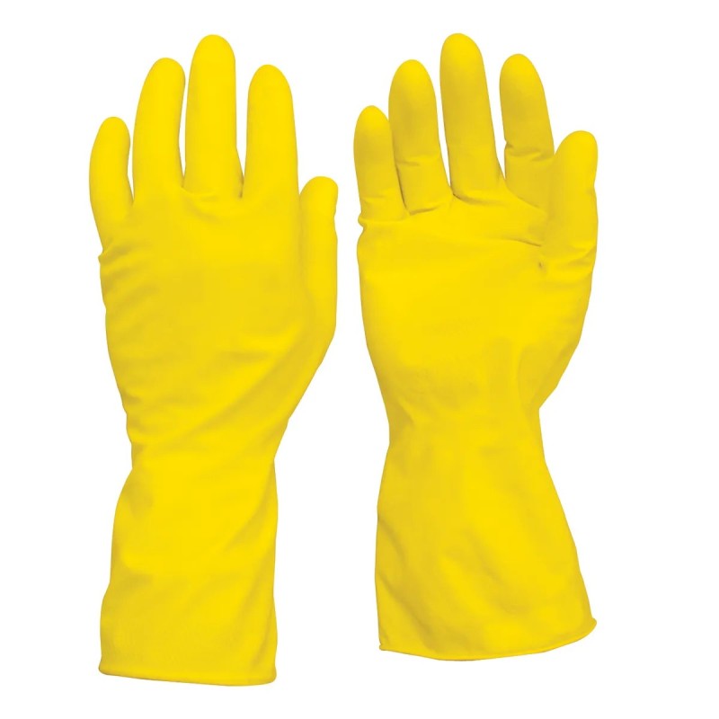 Surtek GLFM Guantes de látex con forro interno de algodón M Surtek