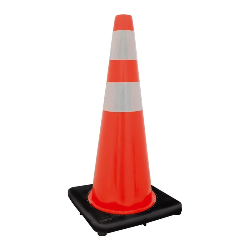 Surtek 137462 Cono de precaución con banda reflejante 70 cm Surtek