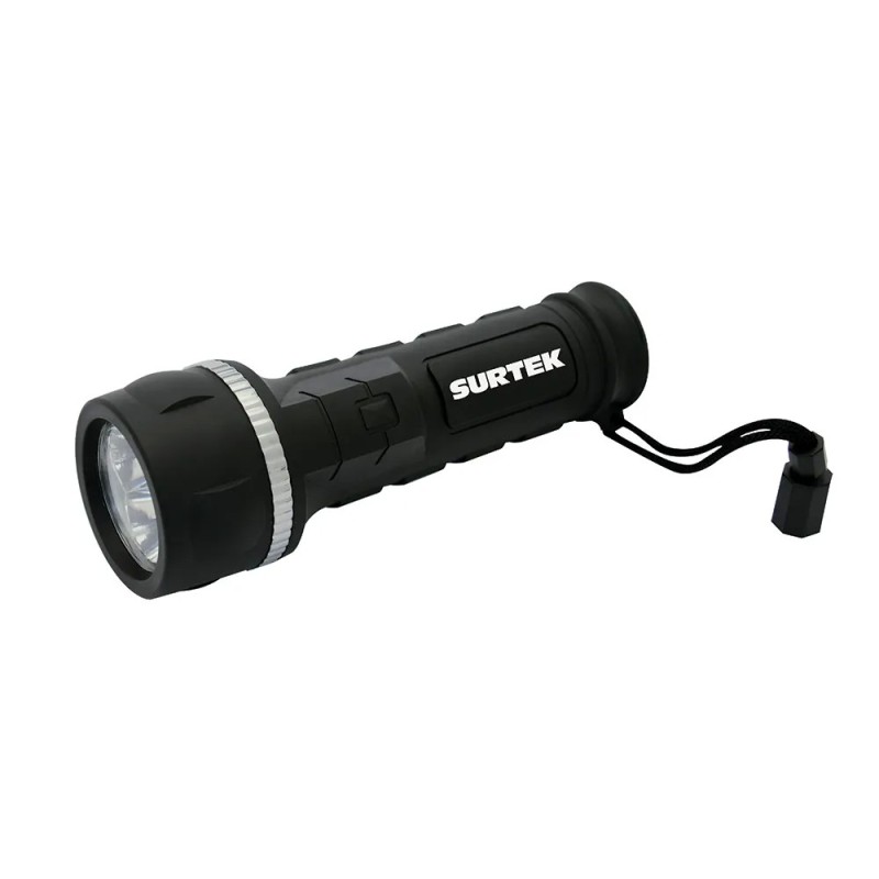 Surtek LA33D Linterna de LED anti-impacto a baterías 3 pilas "D" Surtek