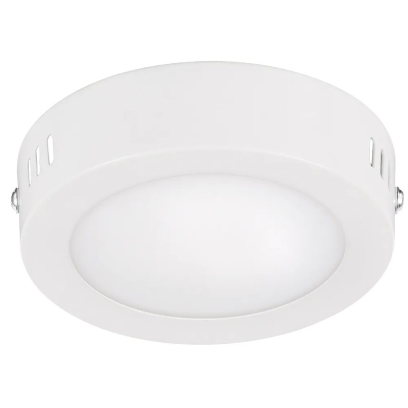 Surtek LLS6R Luminario de LED de sobreponer redondo 6 W luz fría Surtek