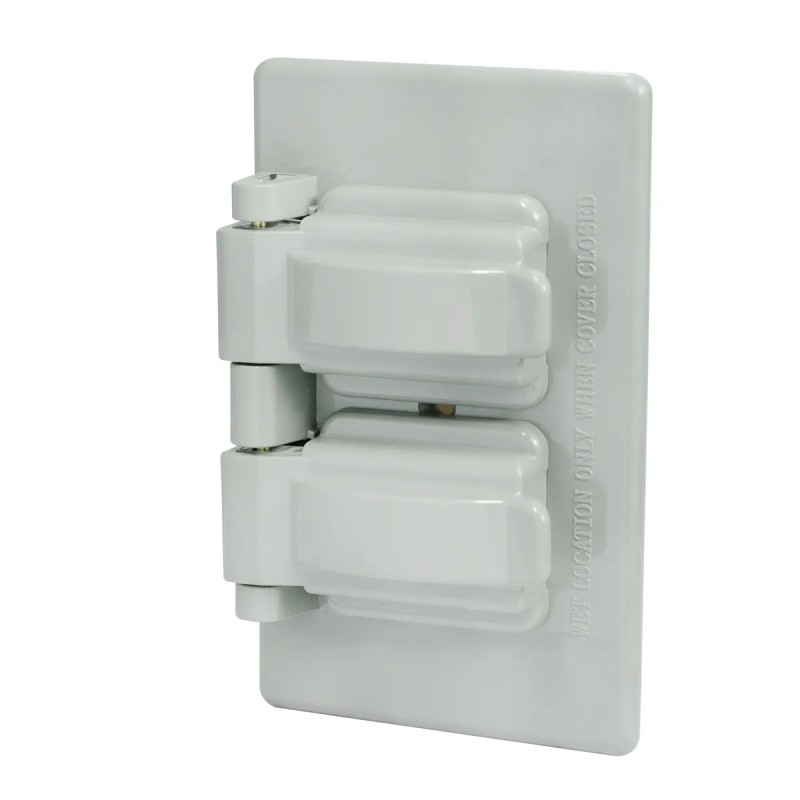 Surtek 136612 Placa doble plástica para intemperie línea estándar color gris Surtek