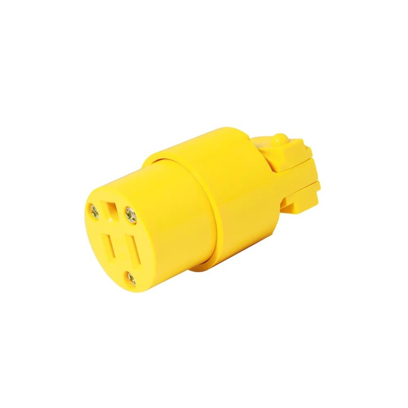 Surtek 136410 Contacto blindado plástico aterrizado color amarillo Surtek