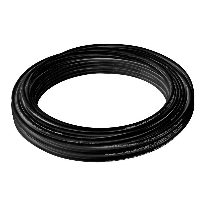 Surtek 136918 Cable eléctrico THW calibre 12 100 m color negro Surtek