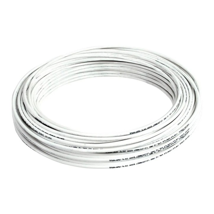 Cable eléctrico THW calibre 14, 100 m color blanco Surtek