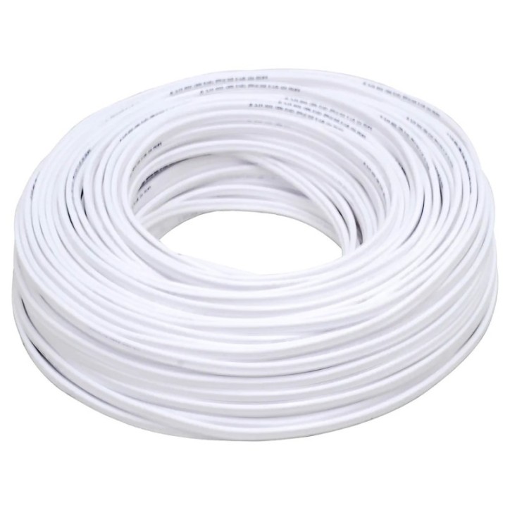Cable eléctrico POT 2 x 12, 100 m color blanco Surtek
