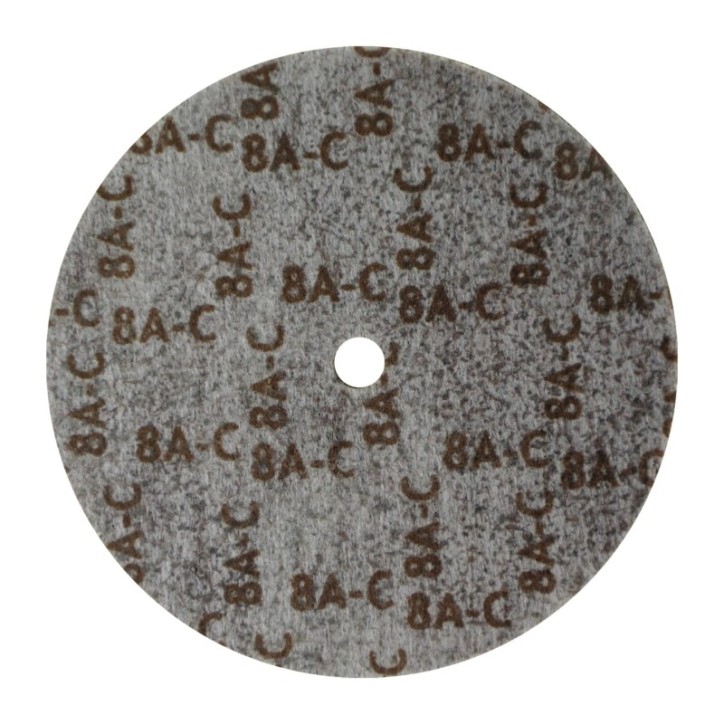 Disco unix de óxido de aluminio grano grueso de 3 x 1/8 x 1/4 pulg.