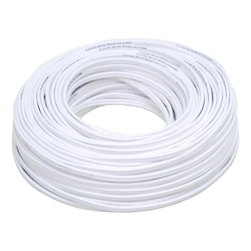 Surtek 136955 Cable eléctrico POT CCA 2 x 18 100 m color blanco Surtek