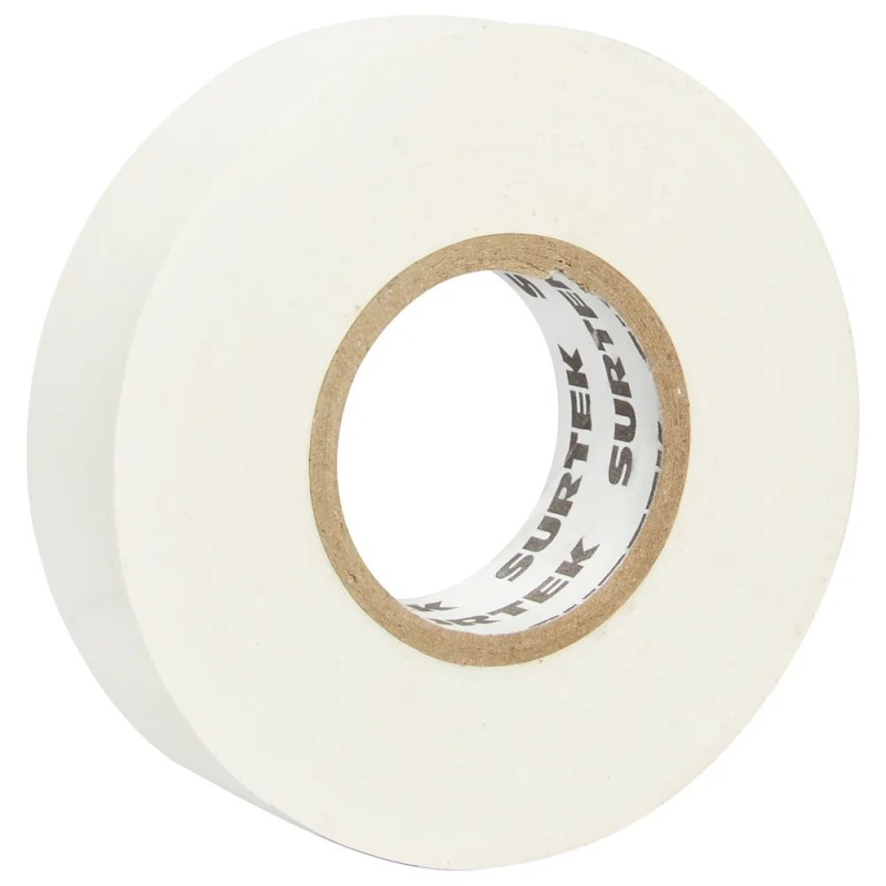 Surtek 138013 Cinta para aislar blanca 19 mm x 9 m Surtek