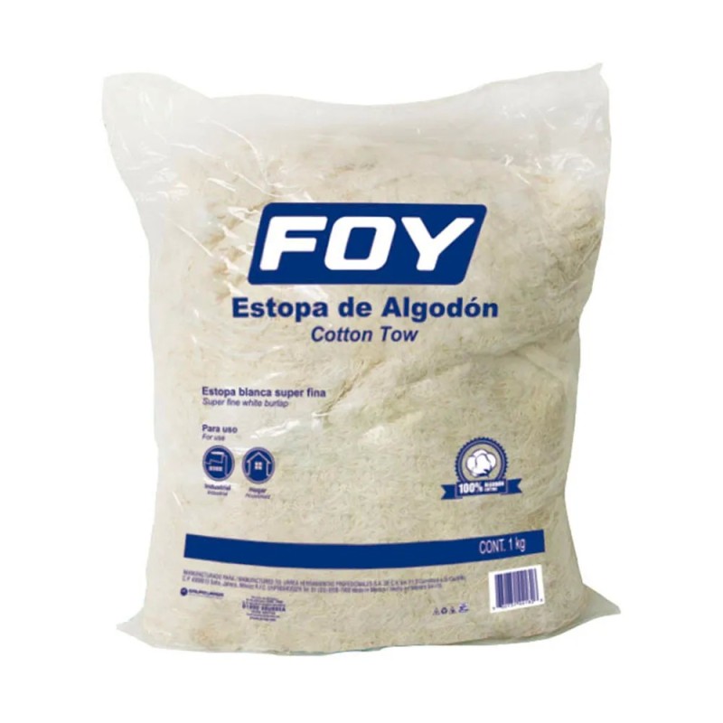 Foy 144182 Estopa de algodón 1 kg Foy