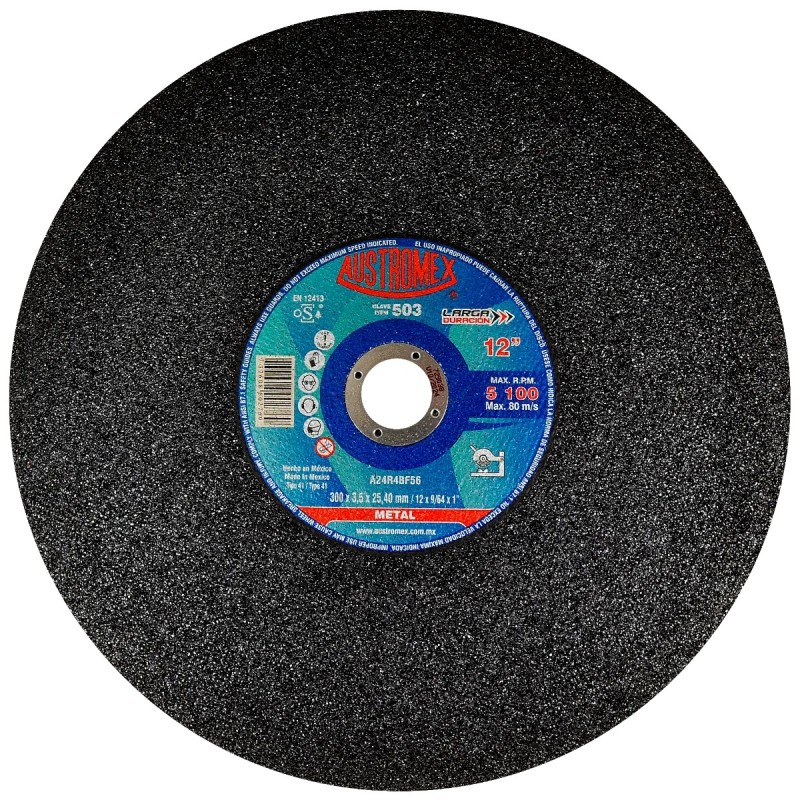 Austromex 503 Disco abrasivo para corte de todo tipo de acero