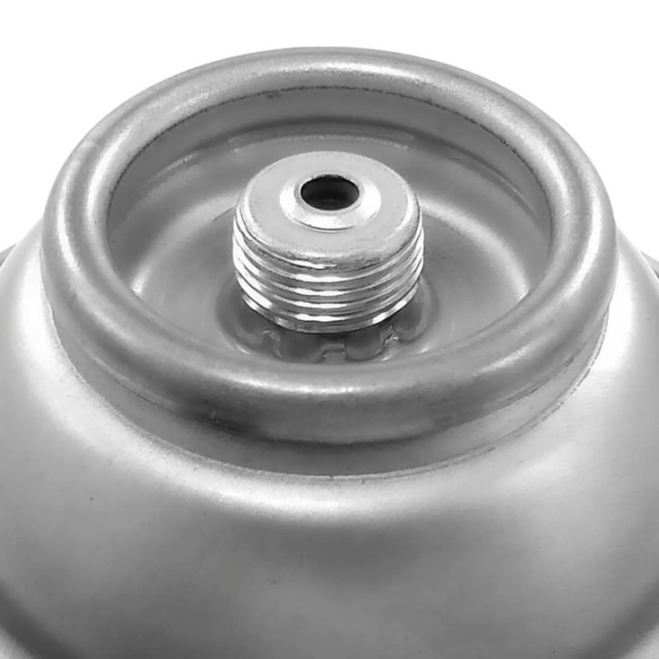 Lata de gas butano/propano con válvula roscada 275 g Surtek