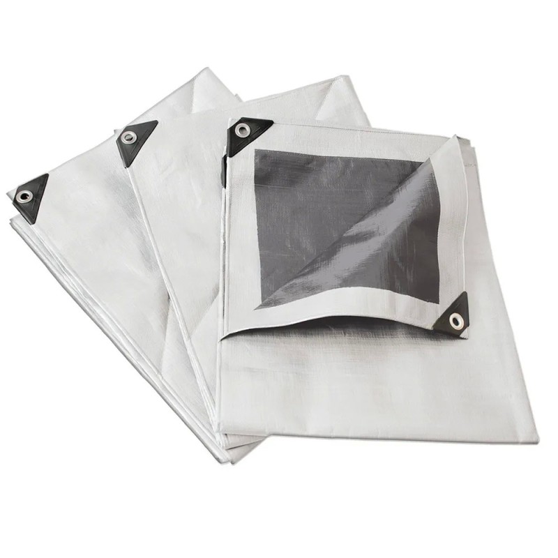 Surtek LR2X3B Lona de polietileno reforzada color blanco 2 x 3 m Surtek