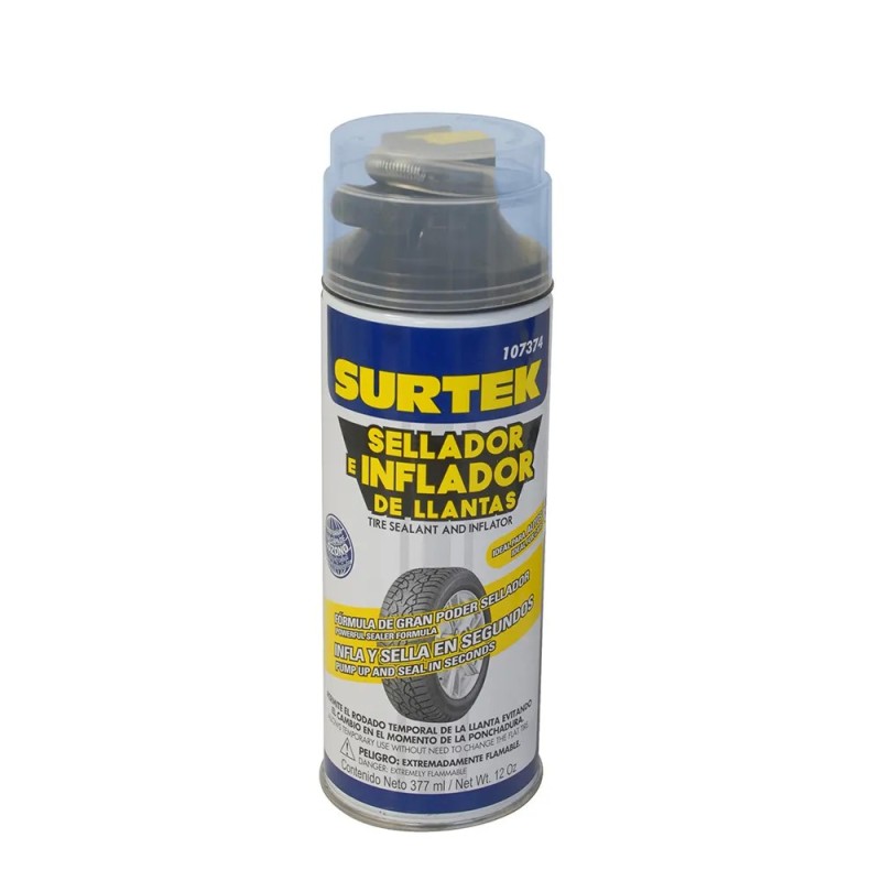 Surtek 107374 Sellador de llantas (poncholina) 377 ml Surtek